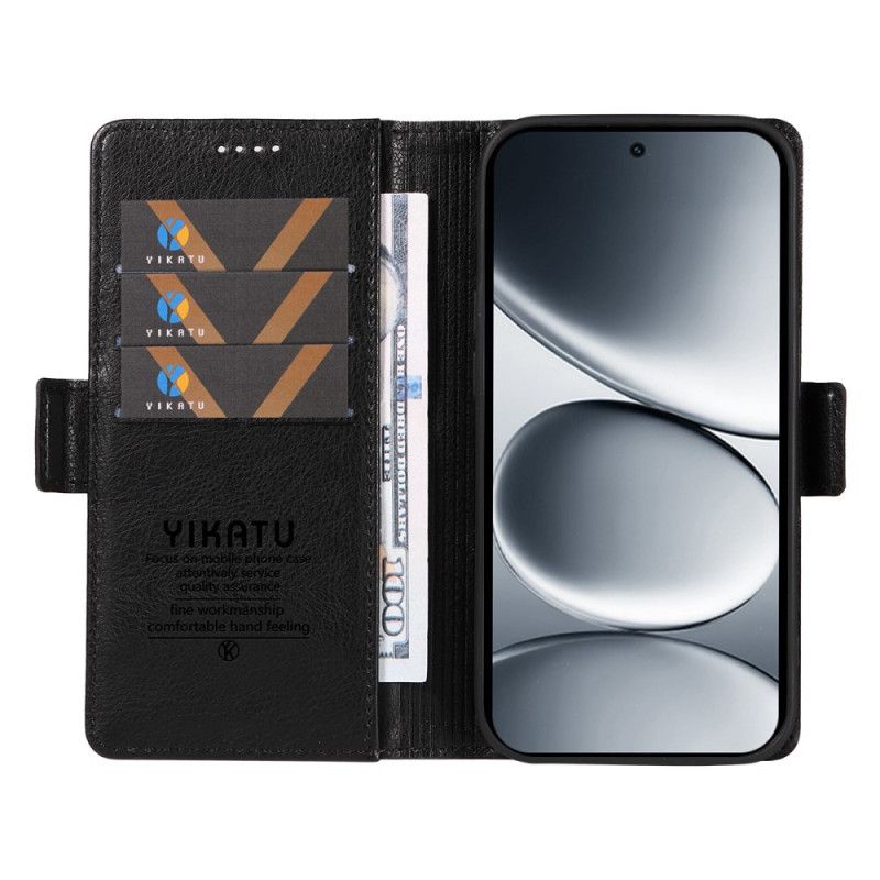 Lærdeksel Folio Deksel Xiaomi Redmi Note 15 Pro 5g Mobildeksel Retro Yikatu