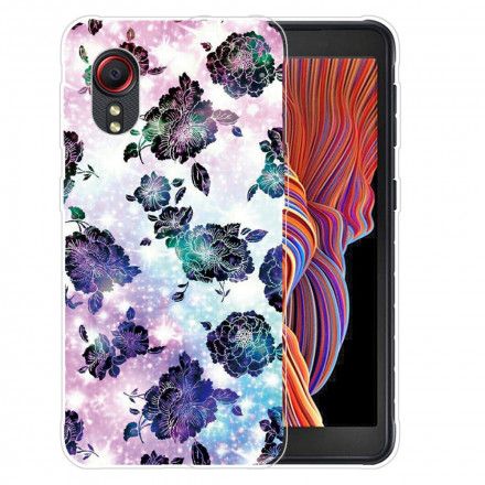 Deksel Til Samsung Galaxy XCover 5 Fargerike Vintageblomster