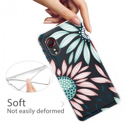Deksel Til Samsung Galaxy XCover 5 En Gjennomsiktig Blomst
