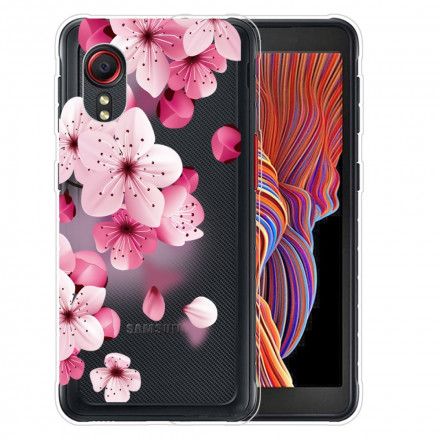 Deksel Til Samsung Galaxy XCover 5 Små Rosa Blomster