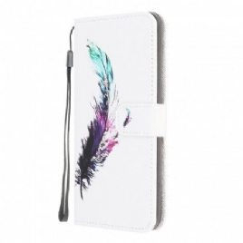Folio Deksel Til Samsung Galaxy XCover 5 Med Kjede Thongfjær
