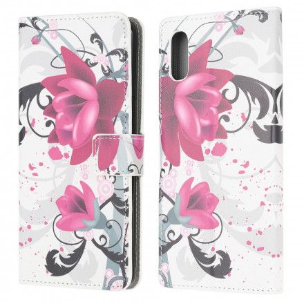 Folio Deksel Til Samsung Galaxy XCover 5 Tropiske Blomster