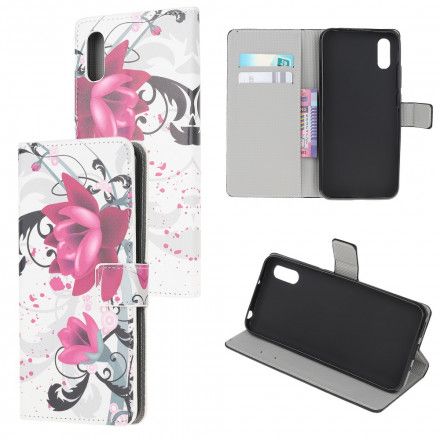 Folio Deksel Til Samsung Galaxy XCover 5 Tropiske Blomster