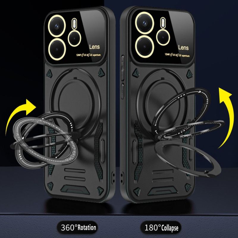 Deksel Xiaomi Redmi Note 14 4g Magnetisk Roterende Stativ