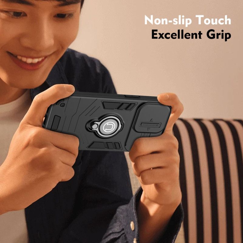 Deksel Xiaomi Redmi Note 14 4g Mobildeksel Skyvbar Kamerabeskytter Og Holder