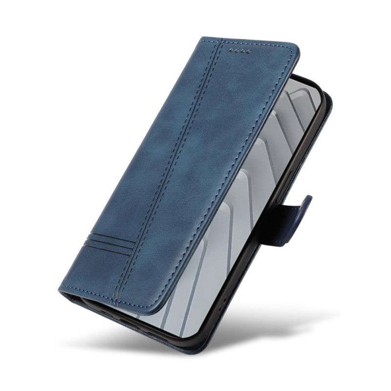 Folio Deksel Til Xiaomi Redmi Note 14 4g Geometriske Linjer