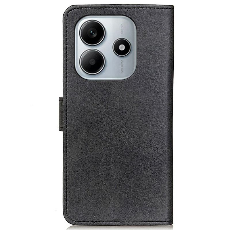 Folio Deksel Til Xiaomi Redmi Note 14 4g Matt Kunstskinn