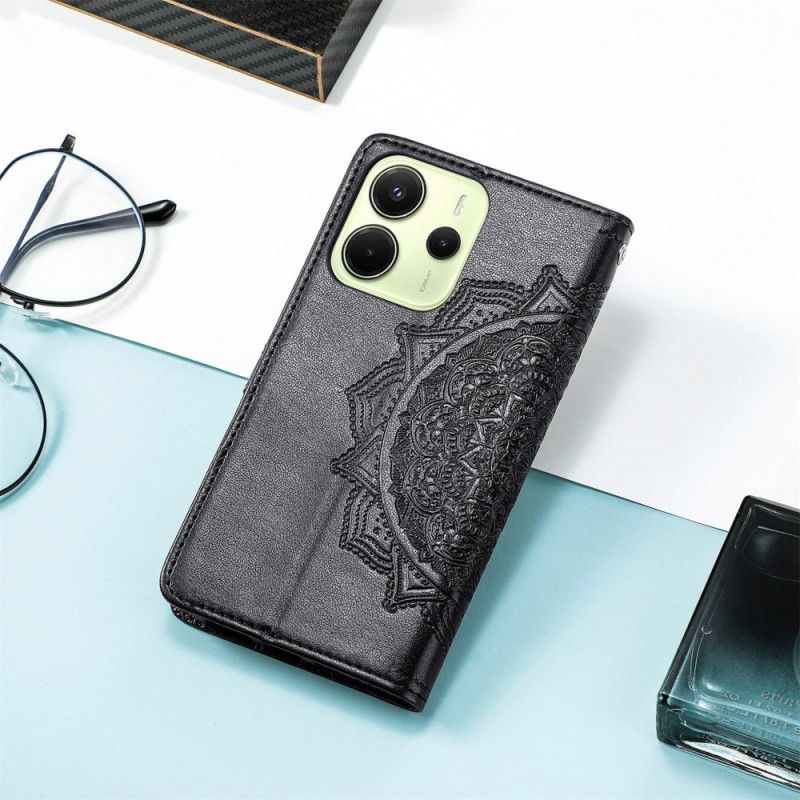 Folio Deksel Xiaomi Redmi Note 14 4g Barokk Mandala Beskyttelse Deksel