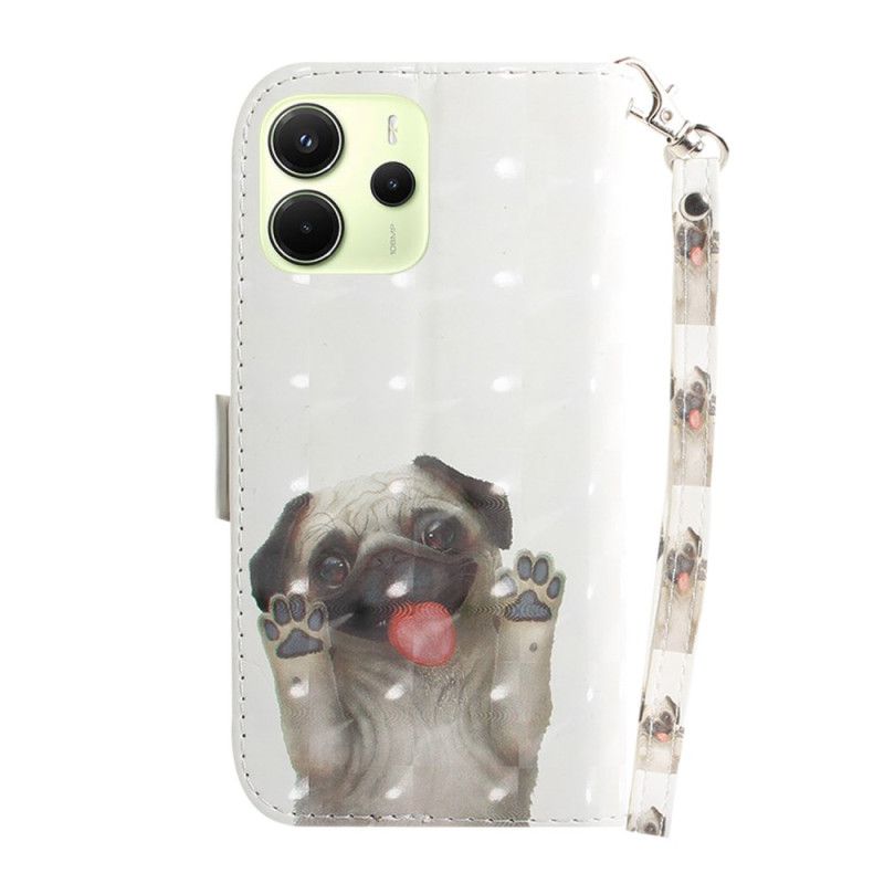 Folio Deksel Xiaomi Redmi Note 14 4g Mops Med Stropp