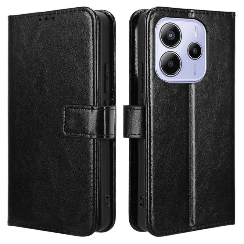 Folio Deksel Xiaomi Redmi Note 14 4g Prangende Kunstig Skinn Beskyttelse Deksel