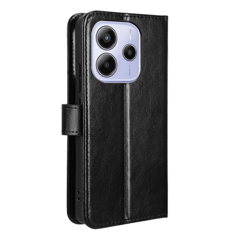 Folio Deksel Xiaomi Redmi Note 14 4g Prangende Kunstig Skinn Beskyttelse Deksel