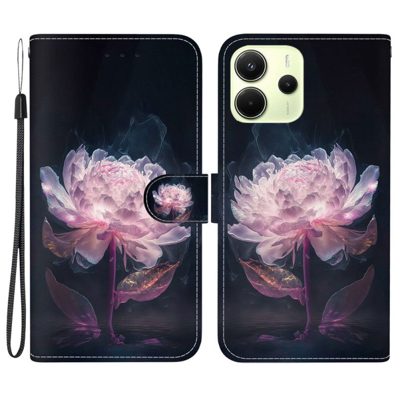 Folio Deksel Xiaomi Redmi Note 14 4g Rosa Peon Beskyttelse Deksel