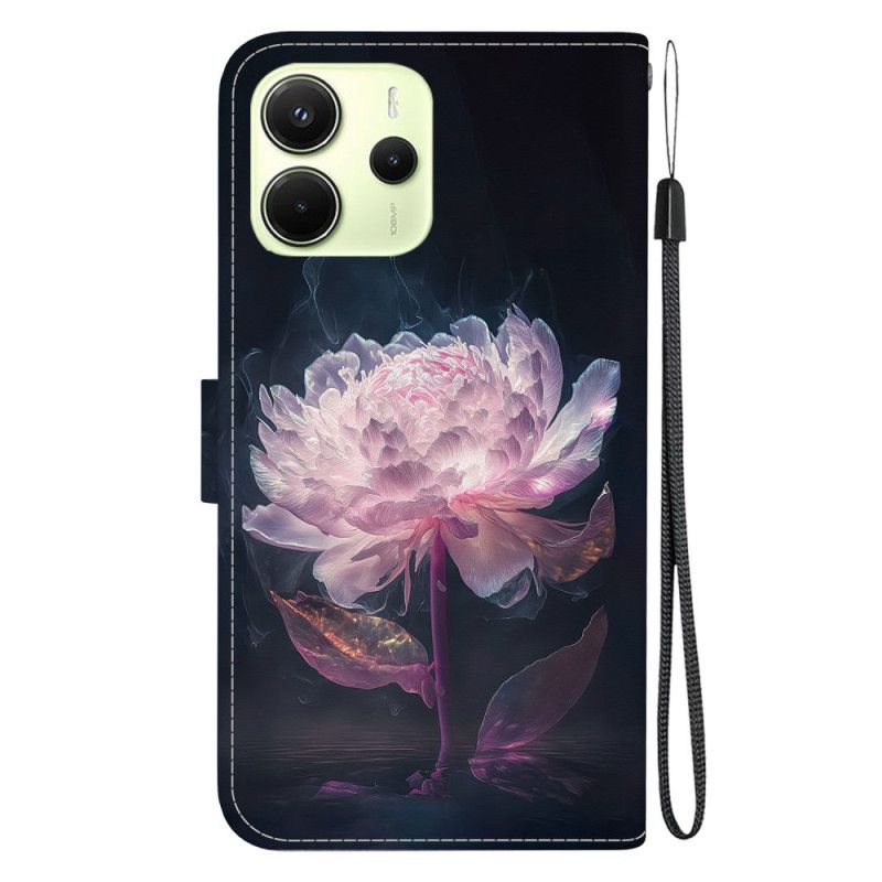 Folio Deksel Xiaomi Redmi Note 14 4g Rosa Peon Beskyttelse Deksel