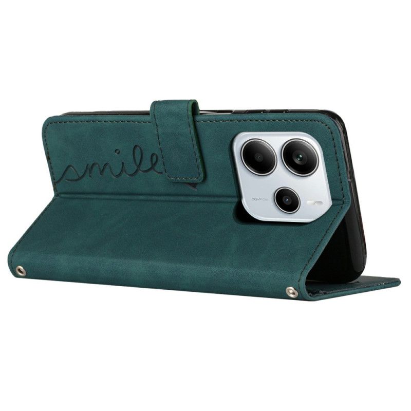 Folio Deksel Xiaomi Redmi Note 14 4g Smildesign Beskyttelse Deksel