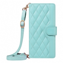 Folio Deksel Xiaomi Redmi Note 14 4g Vattert Med Stropp Og Skulderstropp Beskyttelse Deksel