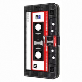 Lærdeksel Folio Deksel Xiaomi Redmi Note 14 4g Kassettmønster