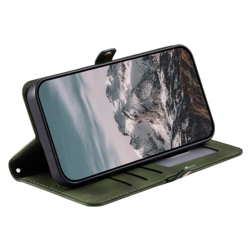 Lærdeksel Folio Deksel Xiaomi Redmi Note 14 4g Mobildeksel Mandalasol Med Semsket Skinneffekt