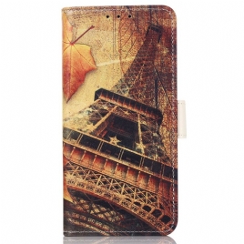 Folio Deksel Til Sony Xperia Pro-I Eiffeltårnet Om Høsten