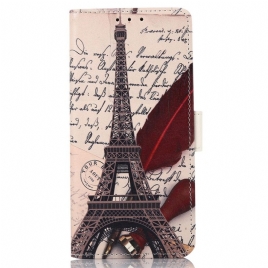 Folio Deksel Til Sony Xperia Pro-I Poetens Eiffeltårn