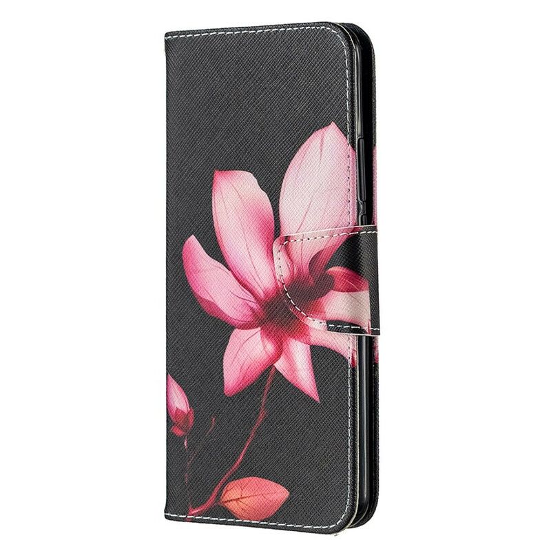 Folio Deksel Til Xiaomi Redmi 9 Rosa Blomst
