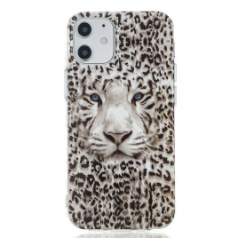 Deksel Til iPhone 12 Mini Fluorescerende Leopard