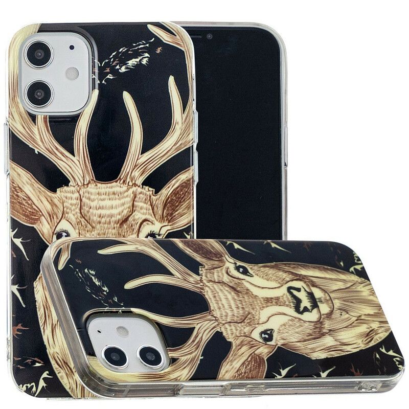Deksel Til iPhone 12 Mini Fluorescerende Majestic Stag