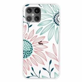 Deksel Til iPhone 12 Mini En Gjennomsiktig Blomst