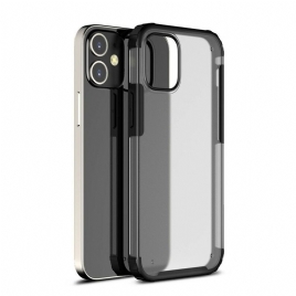 Deksel Til iPhone 12 Mini Matt Gjennomsiktig Hybrid