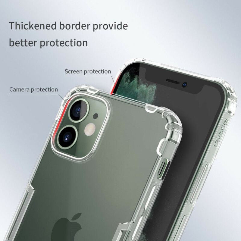 Deksel Til iPhone 12 Mini Nillkin Tansparent Nature