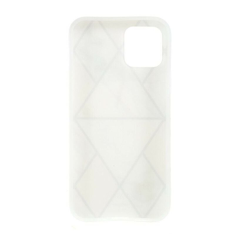 Deksel Til iPhone 12 Mini Silikonmarmorgeometri