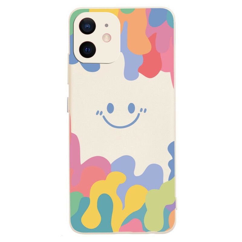 Deksel Til iPhone 12 Mini Smilende Ansikt