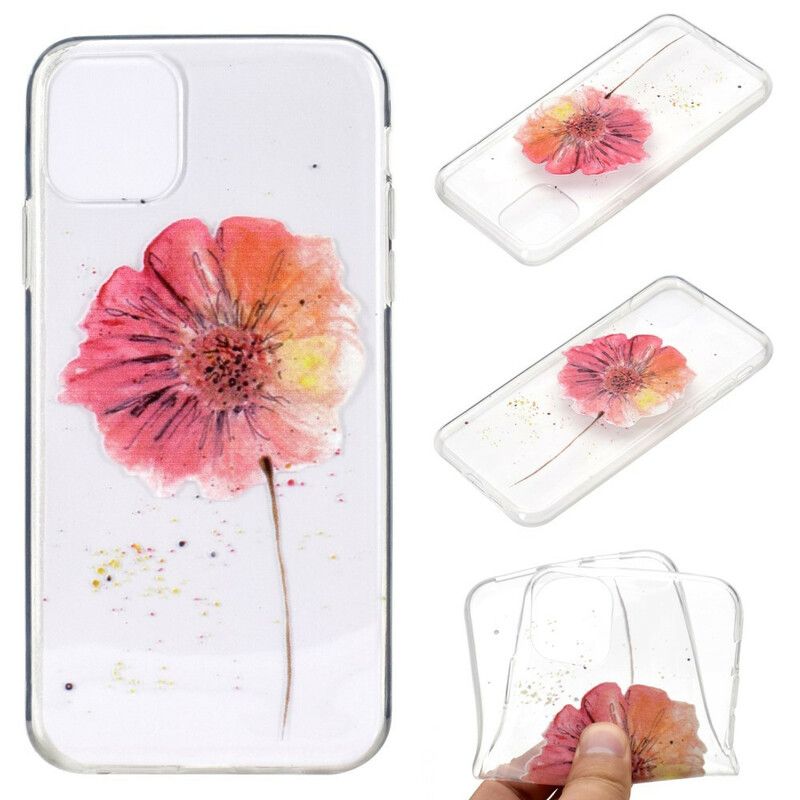 Deksel Til iPhone 12 Mini Sømløst Blomstermønster I Akvarell