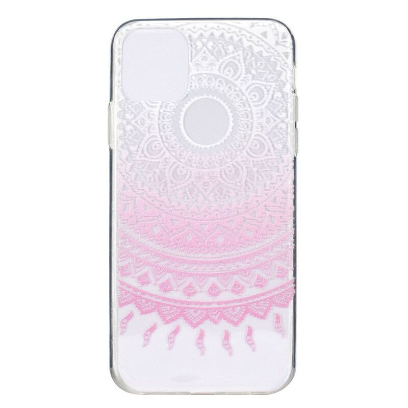 Deksel Til iPhone 12 Mini Transparent Farget Mandala