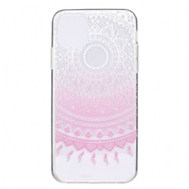 Deksel Til iPhone 12 Mini Transparent Farget Mandala