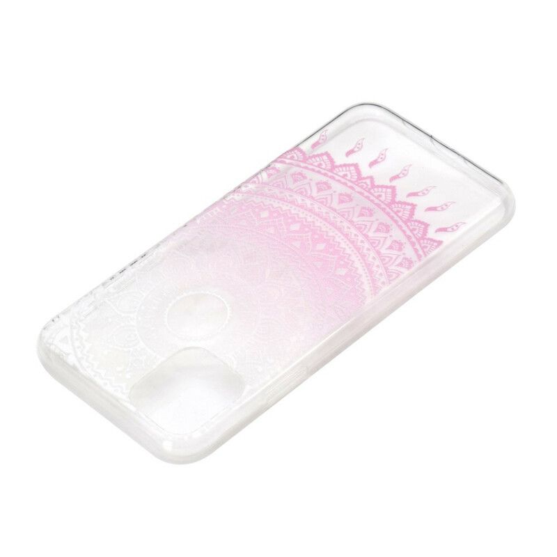 Deksel Til iPhone 12 Mini Transparent Farget Mandala