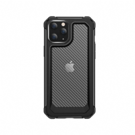 Deksel Til iPhone 12 Mini Transparent Karbonfibertekstur
