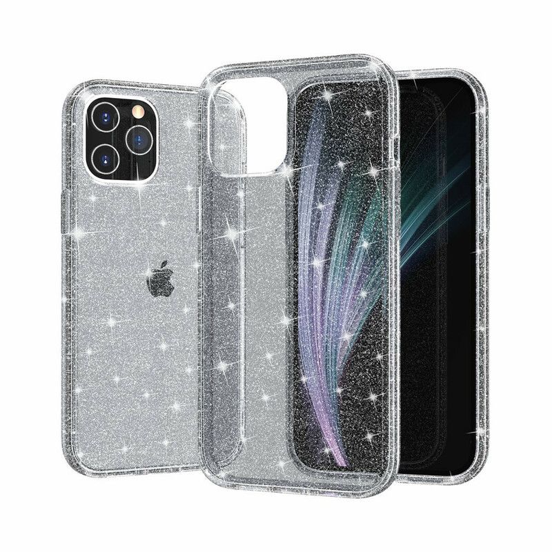 Deksel Til iPhone 12 Mini Transparente Paljetter