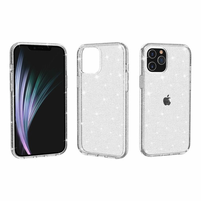 Deksel Til iPhone 12 Mini Transparente Paljetter