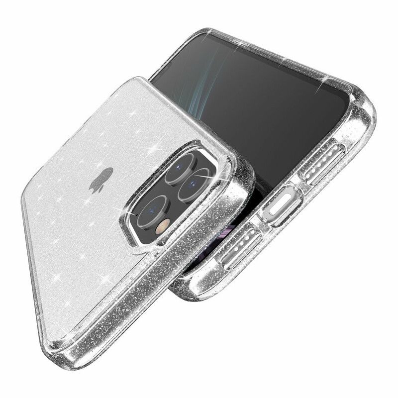 Deksel Til iPhone 12 Mini Transparente Paljetter