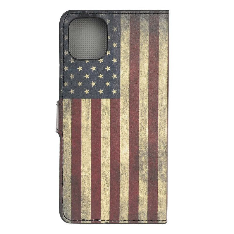 Folio Deksel Til iPhone 12 Mini Usas Flagg