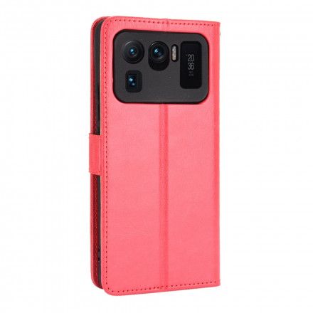 Lærdeksel Til Xiaomi Mi 11 Ultra Plinkende Kunstskinn