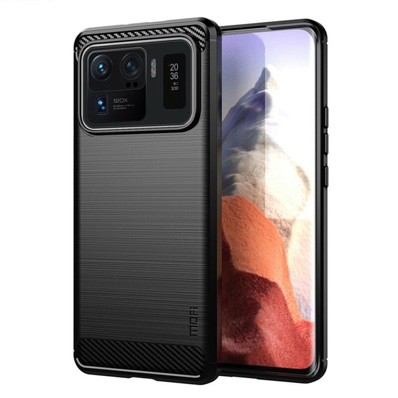 Mobildeksel Til Xiaomi Mi 11 Ultra Mofi Børstet Karbonfiber