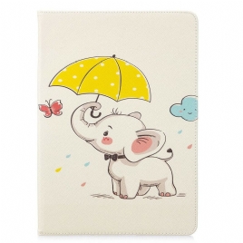 Etui Til iPad 10.2" (2020) (2019) / Air 10.5" / Pro 10.5" Elefant I Regnet