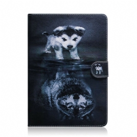 Folio Deksel Til iPad 10.2" (2020) (2019) / Air 10.5" / Pro 10.5" Lille Hund