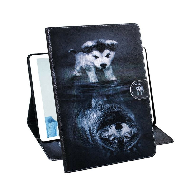 Folio Deksel Til iPad 10.2" (2020) (2019) / Air 10.5" / Pro 10.5" Lille Hund