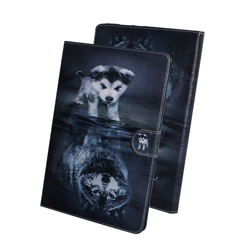 Folio Deksel Til iPad 10.2" (2020) (2019) / Air 10.5" / Pro 10.5" Lille Hund