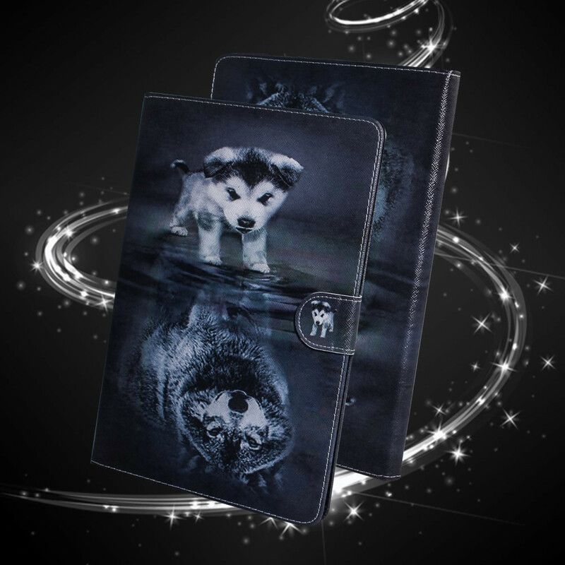 Folio Deksel Til iPad 10.2" (2020) (2019) / Air 10.5" / Pro 10.5" Lille Hund
