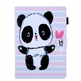 Folio Deksel Til iPad 10.2" (2020) (2019) / Air 10.5" / Pro 10.5" Panda Kjærlighet