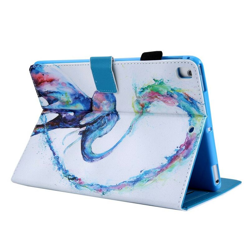 Lærdeksel Til iPad 10.2" (2020) (2019) / Air 10.5" / Pro 10.5" Elefantkunst