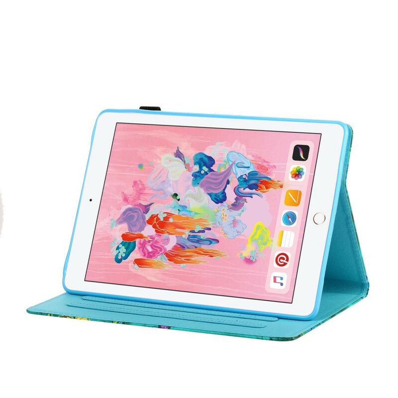 Lærdeksel Til iPad 10.2" (2020) (2019) / Air 10.5" / Pro 10.5" Flyende Sommerfugler
